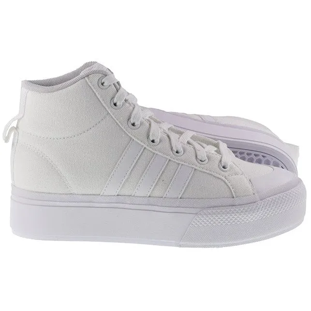 Adidas Womens Bravada 2.0 Mid Platform White