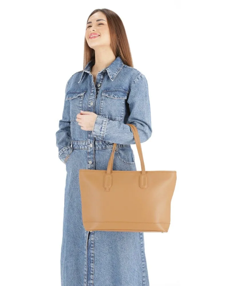 Edy Shopper Tote Pavel Leather