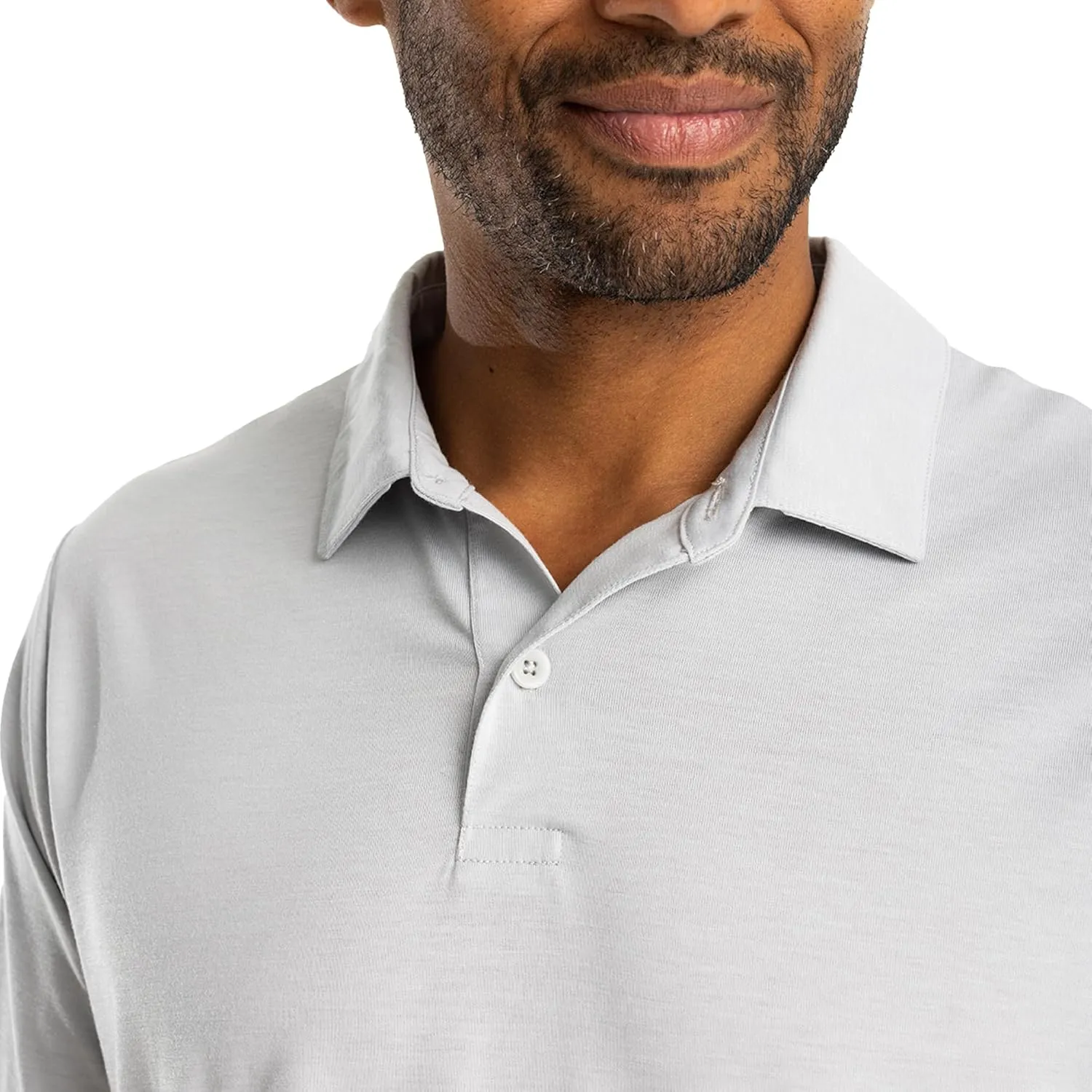 Free Fly Mens Elevate Polo - Ultra Soft, Odor Control, Sun Protection UPF 30  Quick-Dry Mens Polo Shirts, Short Sleeve