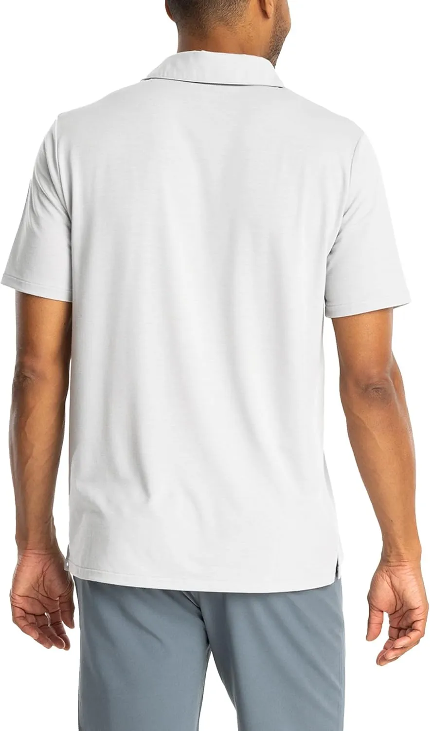 Free Fly Mens Elevate Polo - Ultra Soft, Odor Control, Sun Protection UPF 30  Quick-Dry Mens Polo Shirts, Short Sleeve
