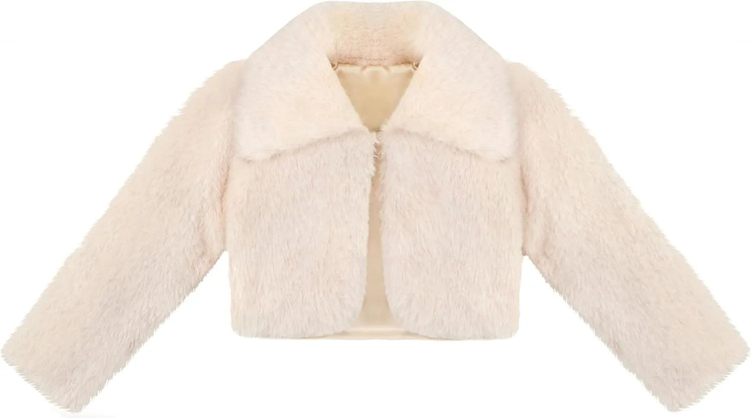 Lilax Girls Cozy Faux Fur Bolero Jacket Shrug