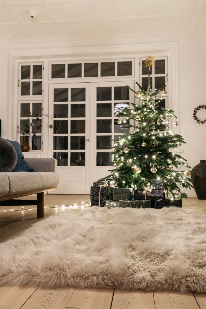Long Wool Sheepskin Design Rug