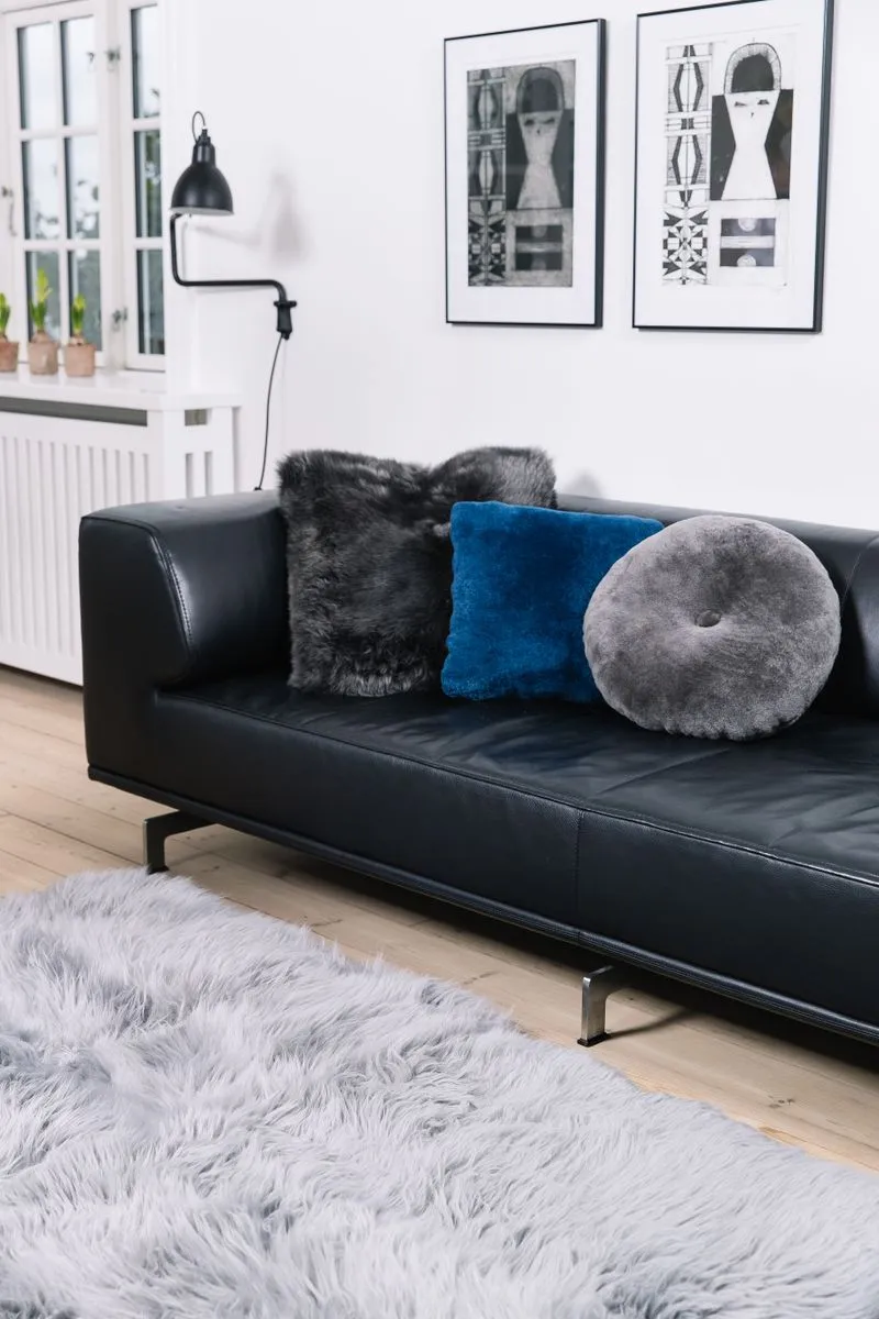 Long Wool Sheepskin Design Rug