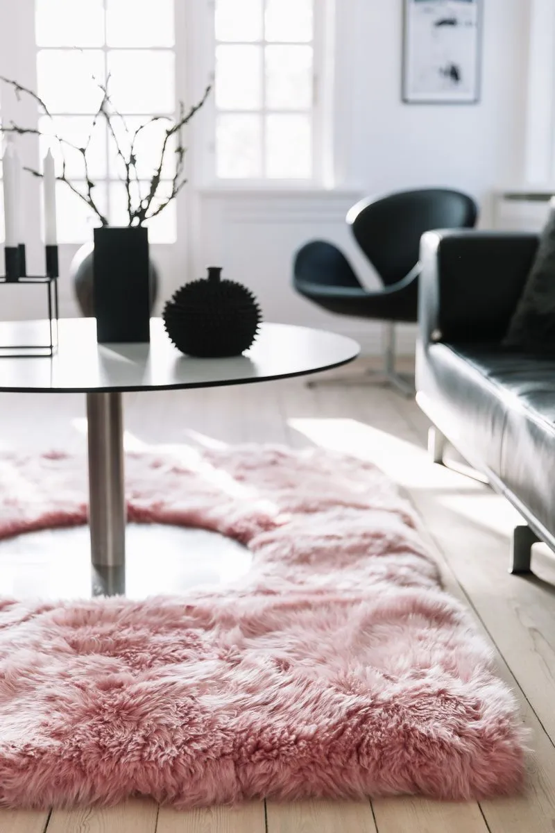 Long Wool Sheepskin Design Rug