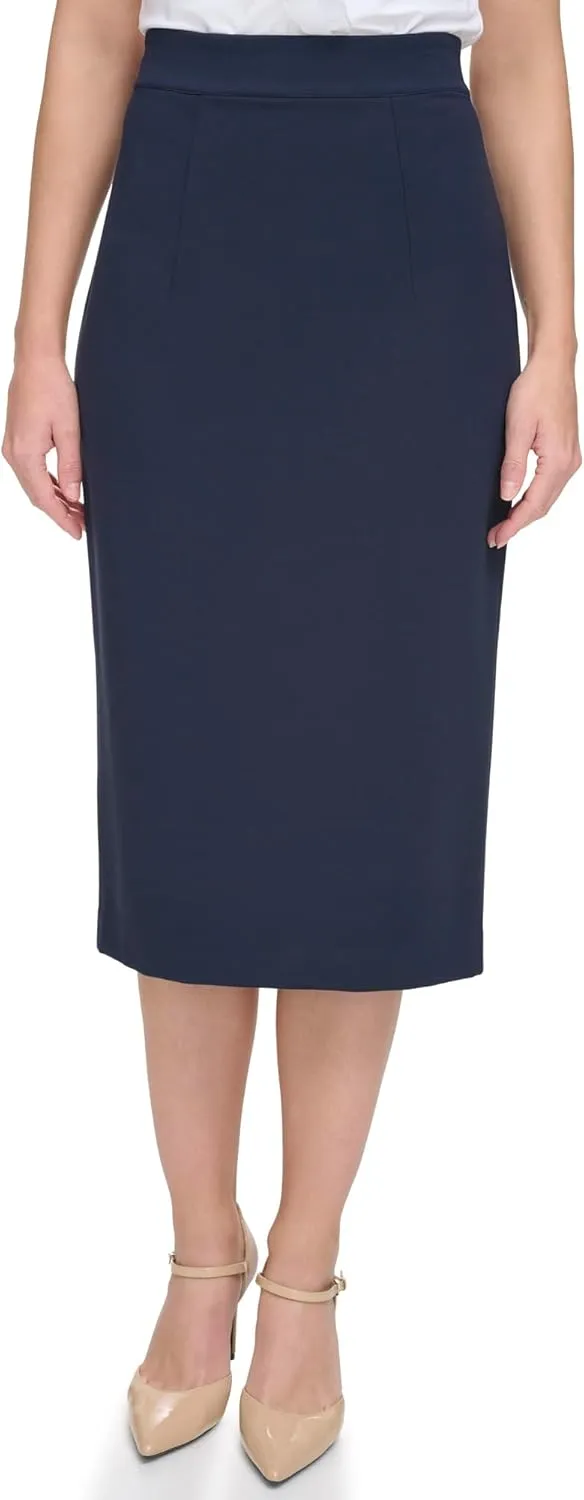 Tommy Hilfiger Women's Midi Ponte Skirt